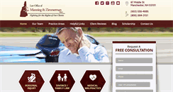 Desktop Screenshot of manningzimmermanlaw.com